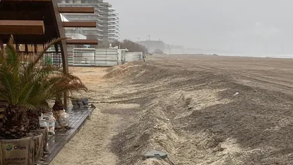 Cum va arăta litoralul românesc la vară, după lucrările de extindere a plajei prin înnisipare