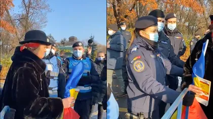 Manifestații de Ziua Națională a României. Protestatarii încearcă să participe la ceremonia de la Arcul de Triumf