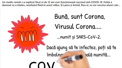 Cum funcţionează vaccinul anti-COVID. Clipul cu explicaţii realizat de un medic român din Suedia, preluat în Italia şi România