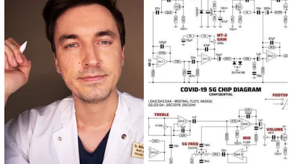 Un medic român demontează teoria conspiraţiei despre schema cipului 5G din vaccinul Pfizer