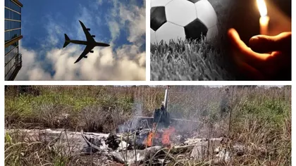 Tragedie aviatică, un avion plin cu fotbalişti s-a prăbuşit în Brazilia. Toţi pasagerii au murit