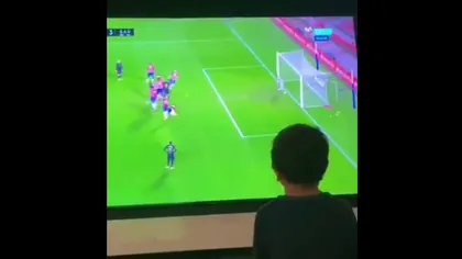 Reacţia copiilor lui Messi, după ce fotbalistul a dat gol | VIDEO
