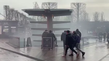 Incendiu la un mall din Timişoara. O maşină a luat foc în parcare | VIDEO