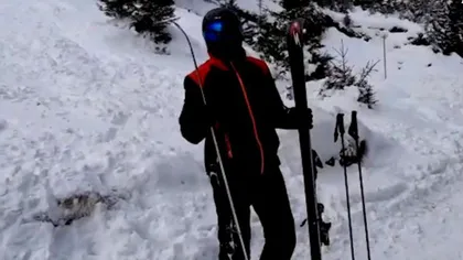Klaus Iohannis a plecat la schi pe pârtia de la Păltiniș, la doar o zi de la tragedia de la Balș soldată cu șase morți