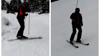 Echipamentul de schi al lui Iohannis costă o avere! Doar schiurile cu care a fost azi la Păltiniș sunt 1.000 de euro