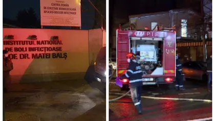 Incendiu la Institutul Matei Balş - Patru persoane au decedat. Peste 100 de persoane, evacuate de urgenţă
