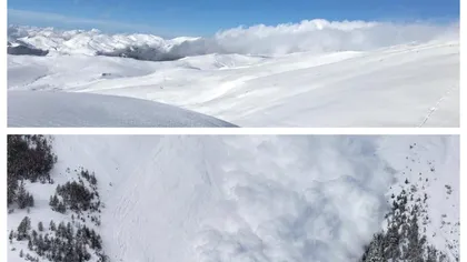 Pericol de avalanşă la Sinaia. Toate pârtiile sunt închise