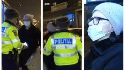 Scandal în Capitală! Pensionară luată pe sus de polițiști pentru că nu a purtat masca de protecție