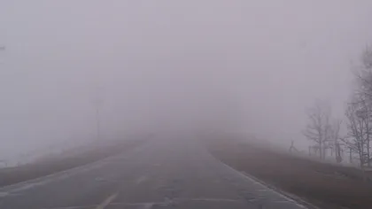Cod GALBEN de ceață în România! Vizibilitatea scade sub 50 de metri