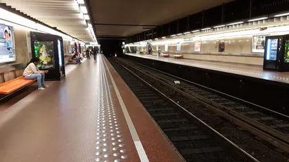 Atac cu cuțitul într-o stație de metrou din Bruxelles. Un bărbat și-a atacat fosta iubită