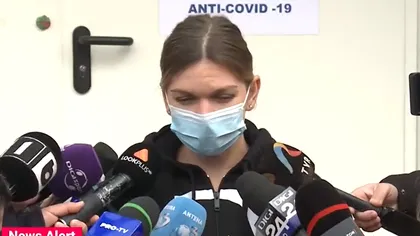 Simona Halep s-a vaccinat anti-Covid. 