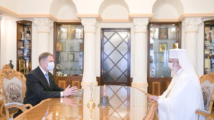 Klaus Iohannis, întâlnire cu Patriarhul Daniel la Reşedinţa Patriarhală GALERIE FOTO