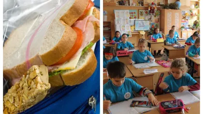 O şcoală interzice elevilor să-şi aducă pacheţel de acasă. Copiii sunt îndemnaţi să mănânce bine dimineaţa