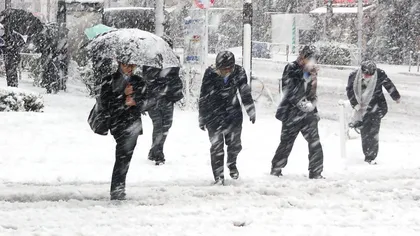 Episod sever de iarnă în următoarele zile. Se anunţă ninsori inclusiv în Bucureşti. Prognoza meteo 10 martie