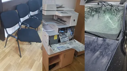 Scandal violent în Suceava! Șeful Ocolului Silvic Breaza a fost agresat fizic la birou. Agresorul a distrus totul în cale