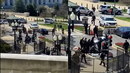 Atac la Capitoliu, înainte de Paştele catolic. Unul dintre poliţiştii spulberaţi cu maşina de agresor a murit. Ce s-a întâmplat cu preşedintele Joe Biden VIDEO