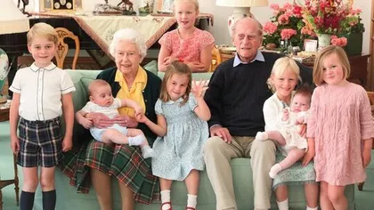 Imagini inedite cu prinţul Philip şi strănepoţii săi, postate pe Internet de familia regală britanică