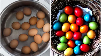 Greşeli frecvente la vopsirea ouălor de Paşte. Trucuri care te vor ajuta să ai obţii ouă perfecte