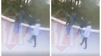 IMAGINI ŞOCANTE! Un adolescent a fost agresat în plină zi pe stradă. Camerele de supraveghere au surprins totul VIDEO