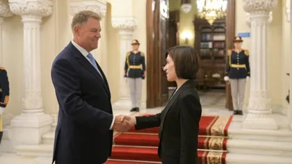 Klaus Iohannis și-a luat angajamentul în fața Maiei Sandu: „Republica Moldova nu e singură în fața provocărilor