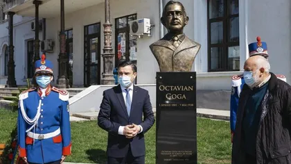 Mihai Chirica a dezvelit bustul lui Octavian Goga, înmormântat cu zvastica pe piept. Institutul Elie Wiesel: 