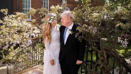 Boris Johnson şi logodnica lui s-au căsătorit în secret. Primele imagini