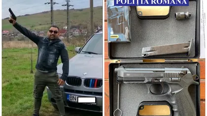 Bărbat din Bistriţa, reţinut după ce s-a lăudat pe Facebook că are pistol. 