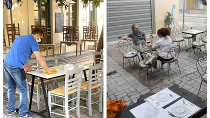Grecia redeschide terasele cafenelelor şi restaurantelor pentru a relansa economia. Care sunt condiţiile