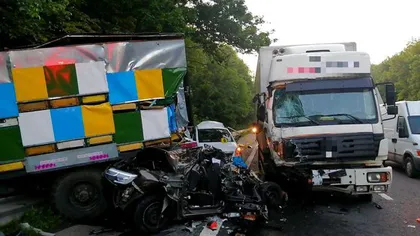 Accident grav pe A1 Bucureşti-Piteşti. O persoană a murit, iar alta este grav rănită
