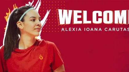 Transfer de senzaţie pentru sportul românesc. Voleibalista Alexia Căruţaşu, componentă a naţionalei României, a semnat cu Galatasaray
