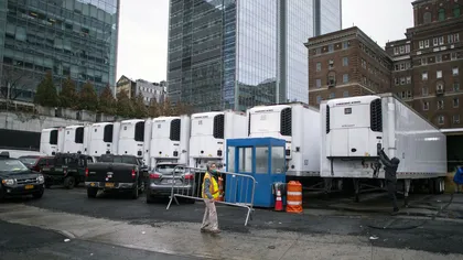 Victimele coronavirusului din New York sunt încă păstrate în camioane frigorifice, după mai bine de un an de la deces