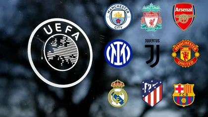 Şoc în fotbal! UEFA vrea să suspende din cupele europene, pentru doi ani, patru cluburi fondatoare ale Superligii
