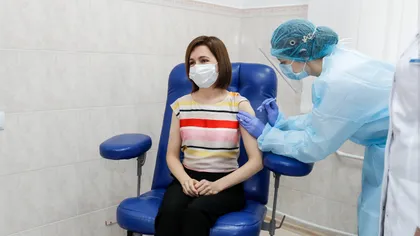 Maia Sandu s-a vaccinat anti-COVID. Ce ser a primit președintele Republicii Moldova