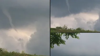 Imagini spectaculoase cu două tornade, surprinse în Tulcea şi Buzău. Ce spune directorul ANM