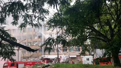 Incendiul de la Spitalul Clinic de Urgență pentru Copii „Sfânta Maria” din Iași a fost stins!