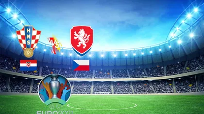 PRO TV LIVE CROAŢIA - CEHIA ONLINE 1-1. Calcule încurcate în grupa D de la Euro 2021