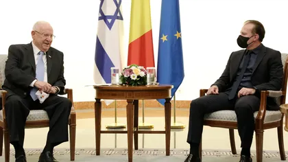 Florin Cîţu, la vizita preşedintelui Israelului: 