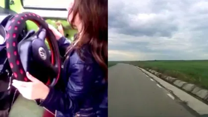Un videoclip a stârnit revolta românilor. O fetiţă de nouă ani, lăsată de tatăl său să conducă maşina. Bărbatul a filmat şi a postat totul pe reţelele de socializare!