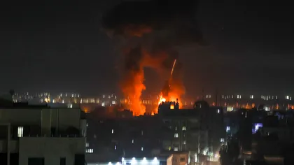 Israel a bombardat Gaza pentru a doua oară în trei zile. Avioanele au lansat 40 de rachete VIDEO