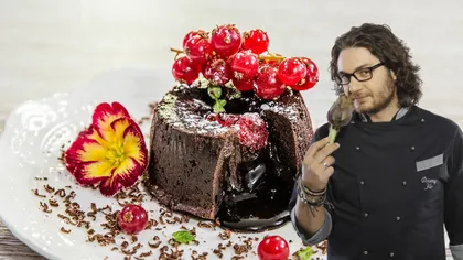 Rețeta-minune de lava cake a lui Florin Dumitrescu. Care este secretul pentru un desert perfect