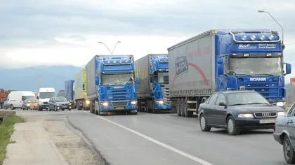 Protest al transportatorilor de marfă din România. Trafic dat peste cap în mai multe oraşe