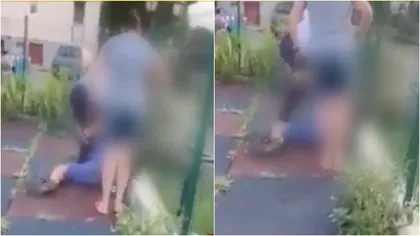 Imagini șocante! Copil bătut crunt de două femei într-un parc pe litoral VIDEO