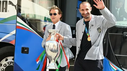 Euro 2020. Italienii au dus trofeul la Roma, englezii vor rejucarea finalei VIDEO