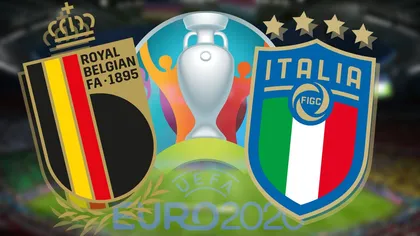 Belgia - Italia 1-2 şi va juca semifinală cu Spania pe Wembley