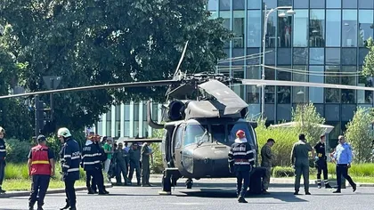 S-a aflat ce problemă a făcut ca elicopterul Black Hawk să aterizeze de urgenţă în mijlocul intersecţiei de la Charles de Gaulle