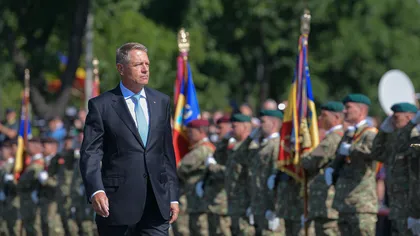 Klaus Iohannis şi premierul Cîţu, la ceremonia militară organizată cu ocazia încheierii misiunii Armatei României în Afganistan FOTO şi VIDEO