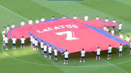 Tricoul lui Marius Lăcătuş a fost retras. Moment festiv emoţionant la inaugurarea noului stadion Steaua FOTO