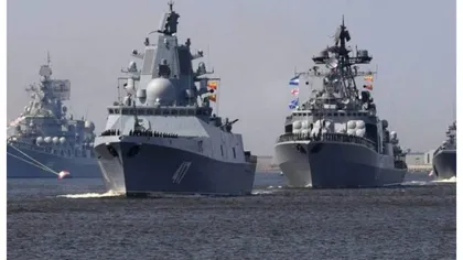 Focuri de armă în Marea Neagră trase de nave militare ruse