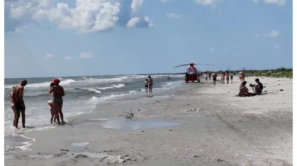 Turist înecat la Sulina. Elicopterul SMURD a intervenit