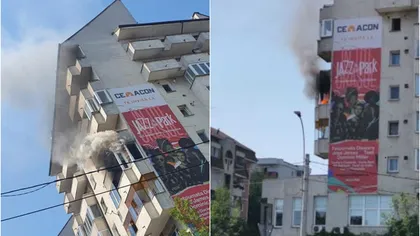 Incendiu în balconul unui apartament din Cluj ca urmare a efectului de lupă